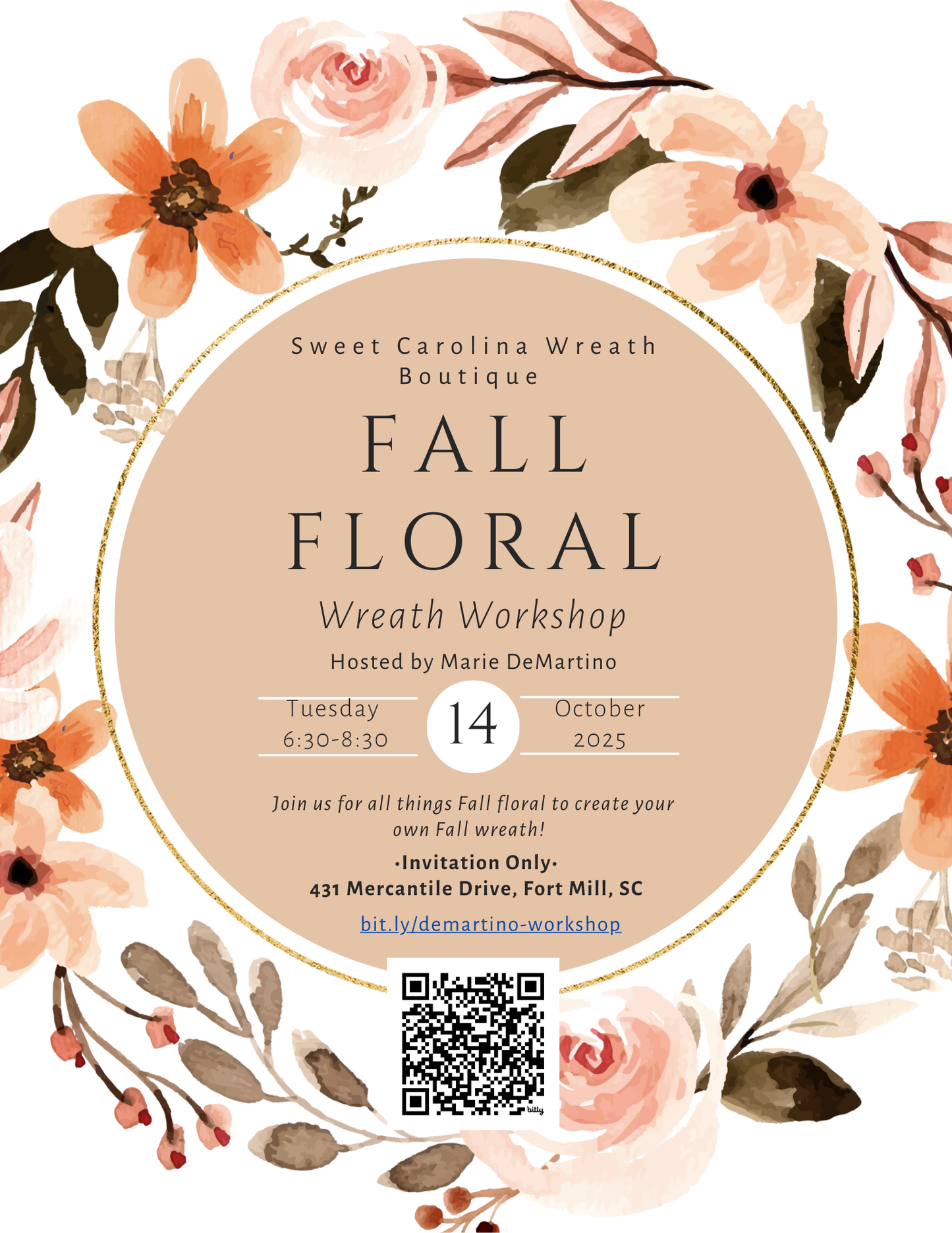 2025 Fall Wreath Workshop- DeMartino Group