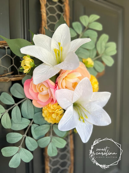 Grace in Bloom Cross- Spring Floral