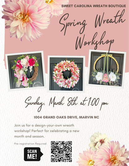 3/8 Spring Wreath Workshop