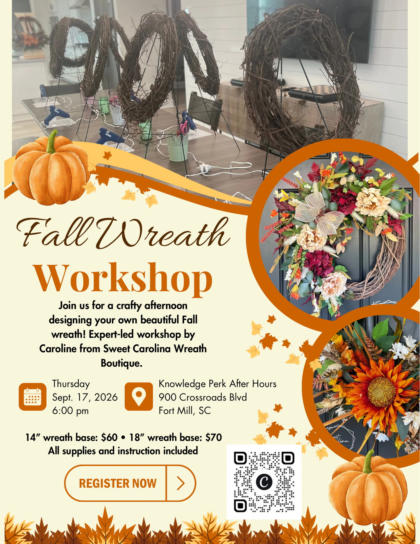 9/17/26•Knowledge Perk After Hours•Fall Workshop