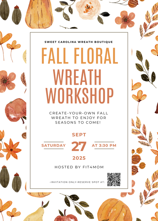 •Invitation Only• Fit4Mom 2025 Fall Wreath Workshop
