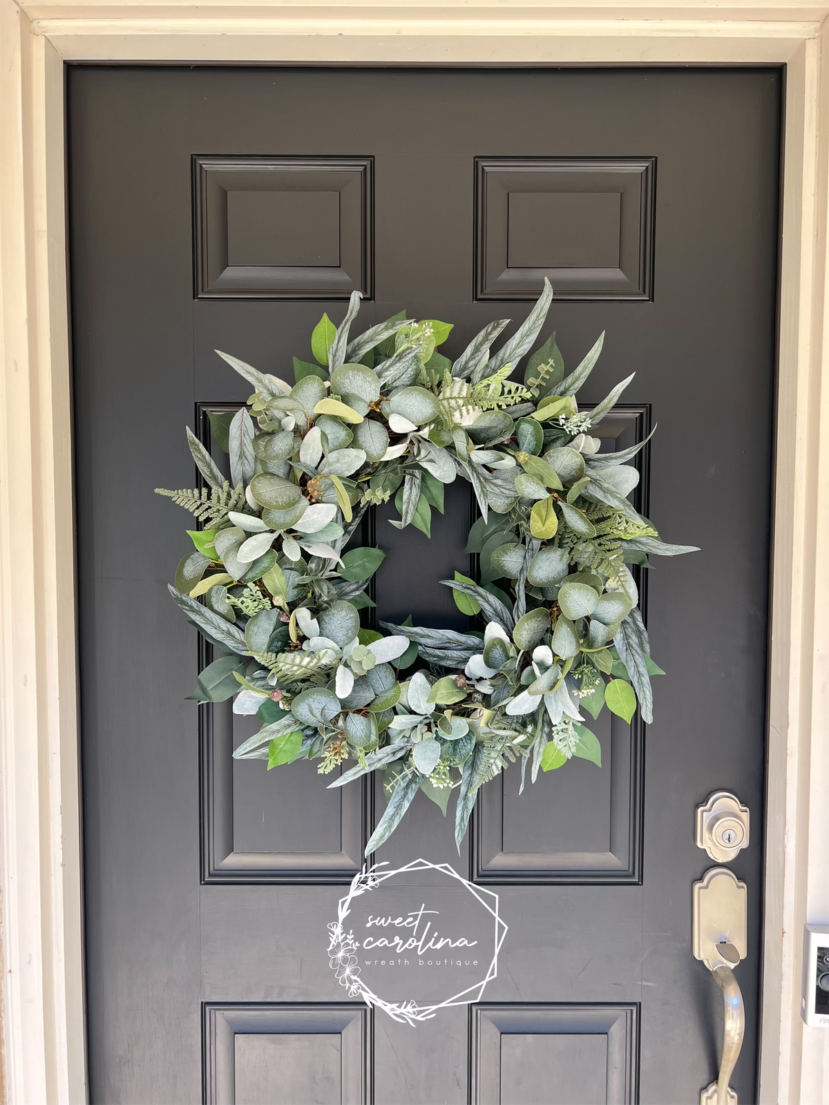 Year-Round Eucalyptus Lamb’s Ear Greenery Wreath