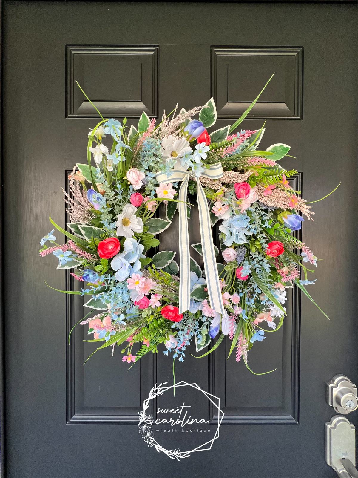 Wildflower Whimsical Spring Wreath